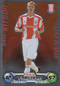 Dave Kitson Stoke City 2008/09 Topps Match Attax Star Player #269